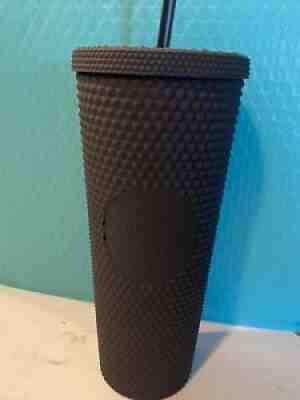 Starbucks Matte Black Studded Tumbler Cold Cup Venti NEW - Sold on eBay Jul 05, 2021 for $33.00