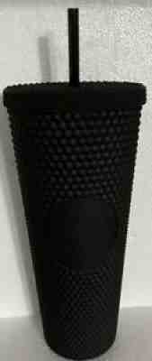 STARBUCKS 24 Oz. Acrylic VENTI Cold Cup Tumbler STUDDED MATTE BLACK Soft Touch - Sold on eBay Aug 28, 2021 for $38.00