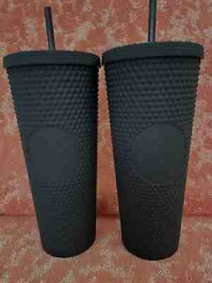 STARBUCKS 24 Oz. Acrylic VENTI Cold Cup Tumbler STUDDED MATTE BLACK SIREN New - Sold on eBay Jun 26, 2021 for $22.30