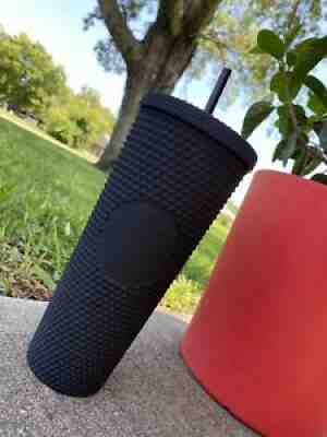 Starbucks Matte Black Studded Tumbler Soft Touch Bling 2021 New Limited Venti - Sold on eBay Jun 30, 2021 for $25.00