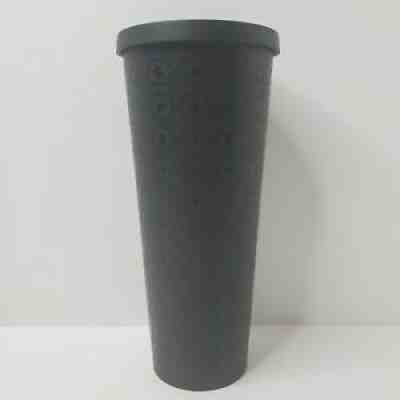 Starbucks Coffee 24oz Venti Cup/Tumbler - Matte Black w/ Stars and "S" Logo - Sold on eBay Jul 24, 2021 for $39.77