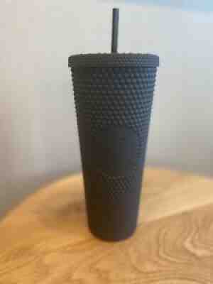 New Starbucks Studded Black Matte Cold Cup Venti Tumbler - Sold on eBay Sep 04, 2021 for $24.99