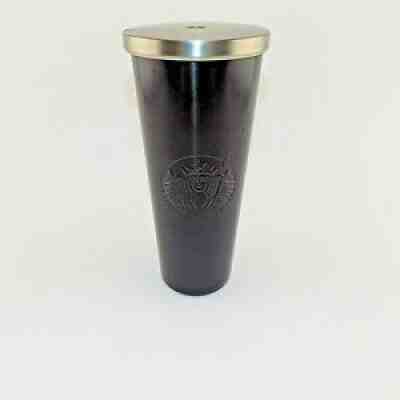 Starbucks 24oz Venti Stainless Steel Tumbler & Lid Cold Drinks Only Matte Black - Sold on eBay Aug 16, 2021 for $19.99