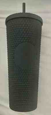 NEW Starbucks LIMITED EDITION 24 oz Matte Black Studded Venti Tumbler Cold Cup - Sold on eBay Jul 25, 2021 for $25.00
