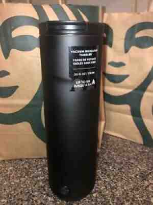 Starbucks Black Matte Stainless Steel Tumbler 20 Oz Venti 2021 New - Sold on eBay Sep 11, 2021 for $40.00