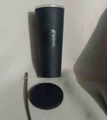 STARBUCKS 2014 BLACK MATTE ACRYLIC COLD CUP TUMBLER VENTI 24 OZ Rare - Sold on eBay Jul 29, 2021 for $49.00