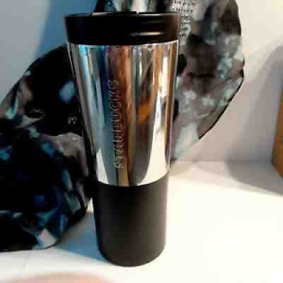 Starbucks 2016 Stainless Steel 12 Oz Tumbler Matte Finish Black Grip - Sold on eBay Sep 12, 2021 for $27.95