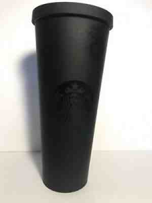 Starbucks 2014 MATTE Black Acrylic 24 OZ Venti Tumbler Cold Cup Rare - No Straw - Sold on eBay Jul 17, 2021 for $39.99