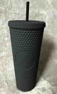 Starbucks 2021 Studded Black Matte Venti 24 oz Tumbler Drinking Cup Brand New - Sold on eBay Sep 01, 2021 for $37.99