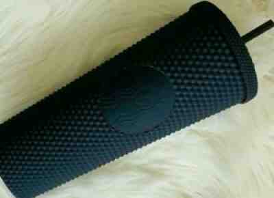 NEW Starbucks 2021 Limited Edition Studded Tumbler Cup Matte Black 24 Oz VENTI - Sold on eBay Jun 30, 2021 for $25.99