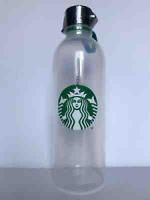 Starbucks Water Bottle Clear Plastic 24oz BPA Free Sealed - Sold on eBay Sep 13, 2021 for $10.99