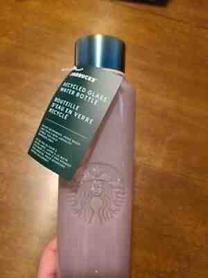 Starbucks Summer 2021 Pale Pink Orchid Recycled Glass Water Bottle - NEW - Sold on eBay Jun 22, 2021 for $32.00