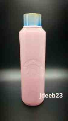 Starbucks 2021 Summer Blush Pink Recycled Glass 22 Oz. Water Bottle - Sold on eBay Jul 02, 2021 for $42.98