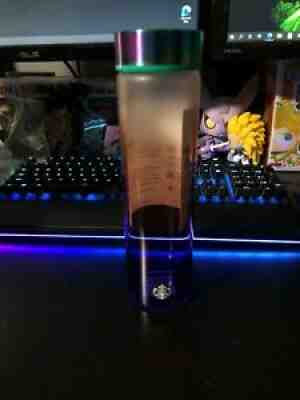 Starbucks Glass Water Bottle Tumbler Summer 2020 Coral Blue Ombre Rainbow BNWT - Sold on eBay Sep 05, 2021 for $27.94