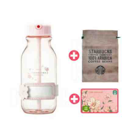 Starbucks KOREA 2019 Cherry Blossom Love Water Bottle 414ml Spring cold cup - Sold on eBay Jun 24, 2021 for $36.00