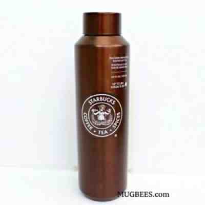 Starbucks Brown Original Logo Pike Place Stainless Steel Water Bottle 20 oz - Sold on eBay Sep 09, 2021 for $35.95