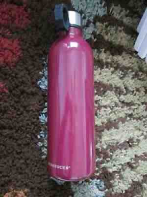 Starbucks Burgundy Shiny Stainless Steel Water Bottle 20 Fl Oz ~~Ships FREE~~ - Sold on eBay Jul 29, 2021 for $18.99