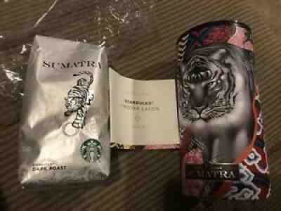 Starbucks Sumatra Special Edition Tiger Coffee Canister Contains Original Beans - Sold on eBay Aug 01, 2021 for $12.00