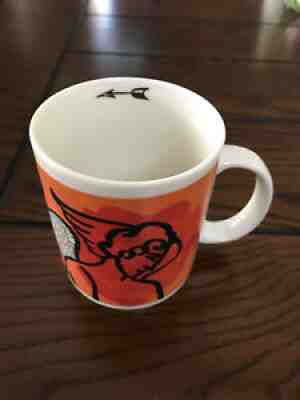 Starbucks Mostly Orange Coffee Mug Cupids Arrow Poem on Wing Love Sonnet 1998 - Sold on eBay Jul 08, 2021 for $13.95