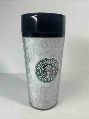 Vintage Starbucks SWIRLS Thermo-serv Travel Tumbler Cup 1998 Coffee - Sold on eBay Jul 25, 2021 for $19.99