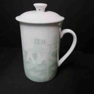 1998 Starbucks Tea Cup with Lid - White and Green - Sold on eBay Jul 02, 2021 for $10.00