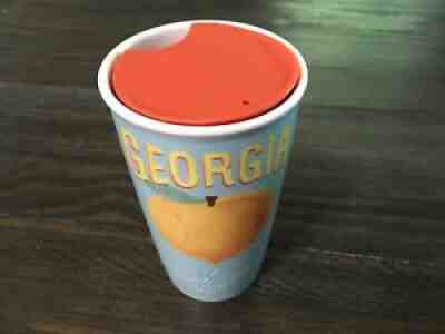 Starbucks Georgia 12oz. Ceramic Tumbler With Lid, The â??Peach Stateâ? Yâ??all - Sold on eBay Jun 23, 2021 for $39.95
