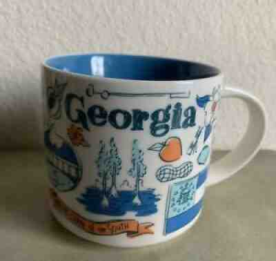 STARBUCKS MUG CITY MUGS GEORGIA BEEN THERE SERIES - Sold on eBay Jul 04, 2021 for $24.00