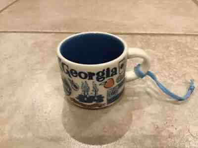 Starbucks Been There Series Georgia Ornament 2 Oz Demitasse Mini Mug Cup - Sold on eBay Aug 29, 2021 for $22.99