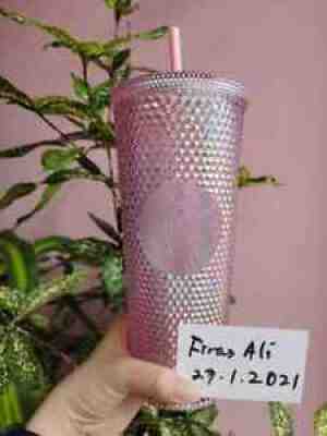 RARE NEW Starbucks Sakura Cold Cup Studded Pink Venti 24oz China 709ml - Sold on eBay Jul 22, 2021 for $199.98