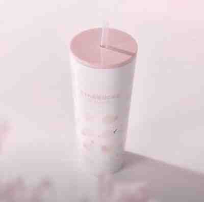 New Starbucks 2021 China Pink Sakura Cherry Blossom Spot SS 16oz Cup Tumbler - Sold on eBay Aug 17, 2021 for $77.99