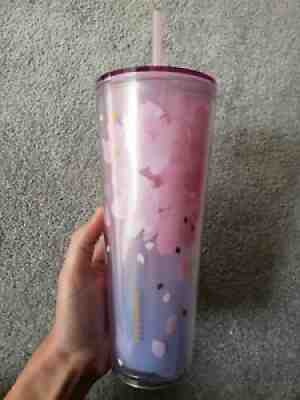 Starbucks Full Blossom 24oz Cold Cup Tumbler Sakura Spring 2021 US Seller - Sold on eBay Jul 22, 2021 for $74.00