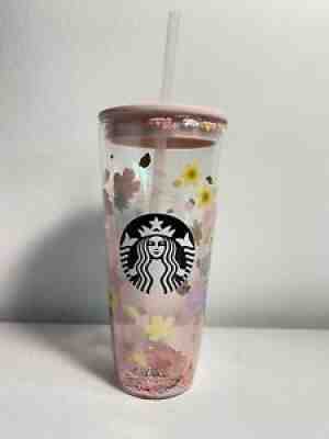 BNWT China Starbucks 2021 Sakura Season 20oz Double Wall Glass Straw Tumbler Cup - Sold on eBay Jun 19, 2021 for $70.00