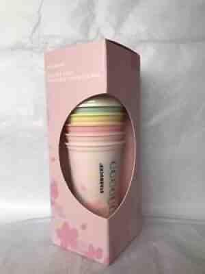 STARBUCKS JAPAN SAKURA 2020 REUSABLE CUPS SET WITH BAG, 473 ML FREE SHIPPING - Sold on eBay Aug 22, 2021 for $64.99