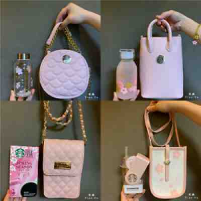 Starbucks 2021 Bottle Tumbler With Cat Claw Handbag Sakura Glass Cup China Pink - Sold on eBay Jul 17, 2021 for $53.06