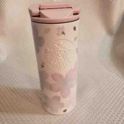 Starbucks Sakura Japan 2021 White Breath Stainless Bottle 355ml - Sold on eBay Jul 08, 2021 for $59.00