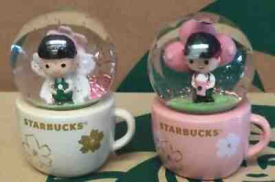 Starbucks Sakura Barista Magnet Snow Globe Crystal Ball Cherry Blossom -no card - Sold on eBay Jun 27, 2021 for $56.99