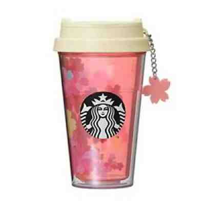 Starbucks SAKURA 2019 Charm Tumbler 355ml Vivid Pink Cherry Blossom w/ Tracking - Sold on eBay Sep 10, 2021 for $50.35