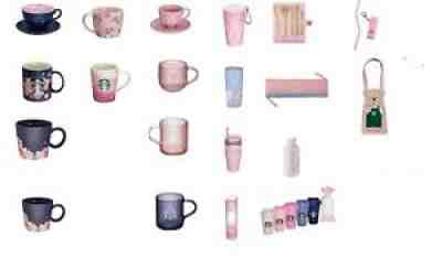 Starbucks 2021 Cherry blossom sakura mug glass bag kermit tumbler straw cutlery - Sold on eBay Aug 14, 2021 for $50.00
