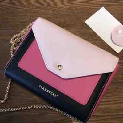 Starbucks 2019 China Sakura Season Limited Edition Pink Chain Envelope Bag - Sold on eBay Jul 12, 2021 for $49.99