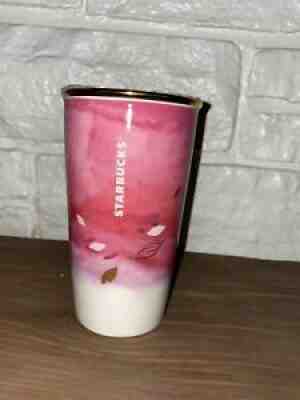 NEW VERY RARE MINT Condition Starbucks Cherry Blossom Sakura Ceramic Tumbler Mug - Sold on eBay Jul 24, 2021 for $49.99