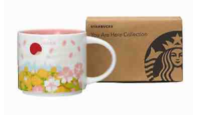 Starbucks Japan Sakura Spring 2021 "You Are Here Collection" Mug - 414ml - Sold on eBay Jul 28, 2021 for $49.98