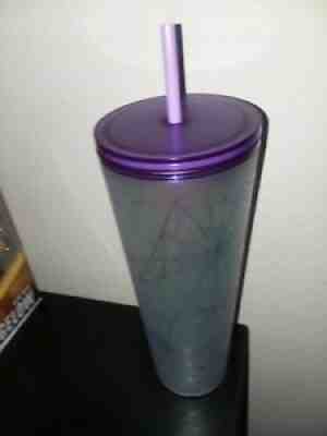 2021 STARBUCKS HALLOWEEN PURPLE WHITE FROSTED SPIDER WEB 24 OZ TUMBLER, HTF! - Sold on eBay Sep 13, 2021 for $143.50