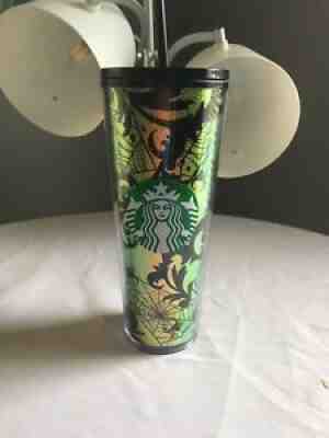 New Limited Edition Starbucks Halloween 2021 Spider Web Foil 24 Oz Tumbler HTF - Sold on eBay Sep 05, 2021 for $65.00