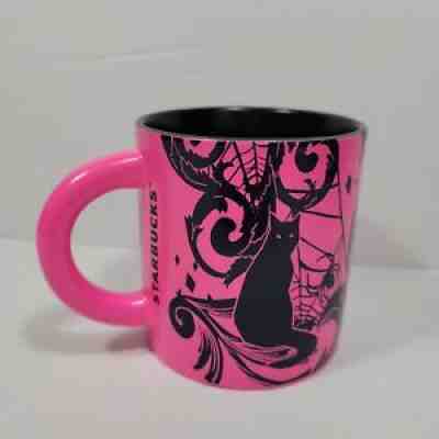 Starbucks Halloween Mug 14 oz black cat spider neon pink limited 2021 Coffee tea - Sold on eBay Sep 05, 2021 for $49.99