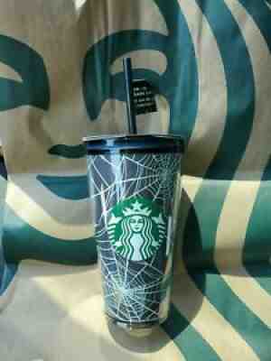 Starbucks Limited Edition Halloween 2021 Glow in the Dark Spider Webs Tumbler ð??¸ - Sold on eBay Sep 13, 2021 for $45.00