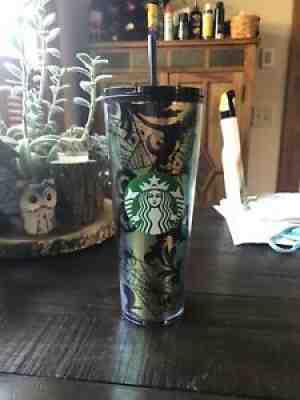 2021 STARBUCKS HALLOWEEN Spider Webs Iridescent Gold /Green Cold Cup Tumbler NEW - Sold on eBay Sep 04, 2021 for $43.00