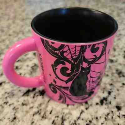 Starbucks Halloween Mug 14 oz black cat spider neon pink limited 2021 Coffee tea - Sold on eBay Sep 09, 2021 for $41.00