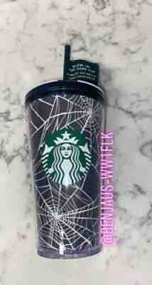 Starbucks Limited Edition Halloween 2021 Glow in the Dark Spider Webs Tumbler ð??¸ - Sold on eBay Sep 10, 2021 for $40.99