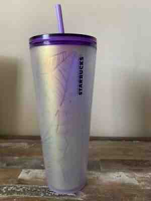 New 2021 Starbucks Halloween Cold Cup Tumbler Purple Spider Web Venti Collector - Sold on eBay Sep 04, 2021 for $40.00