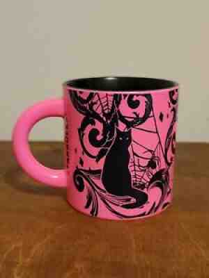 Starbucks Halloween mug 14 oz black cat spider neon pink limited 2021 Coffee tea - Sold on eBay Sep 02, 2021 for $39.99